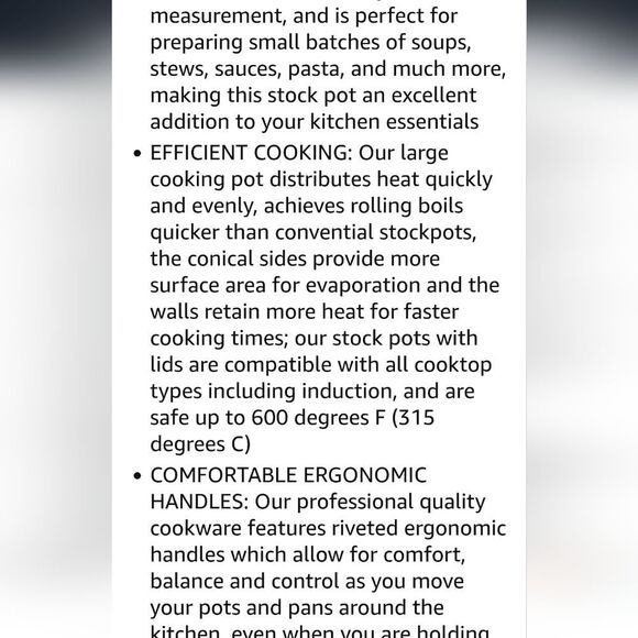 Viking 3-Ply Bonded 4QT Stock Pot w/Lid - Picture 8 of 15